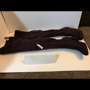 Purple Thigh High Boots